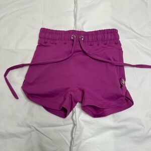 Bombshell Sportswear Magenta Athletic Shorts